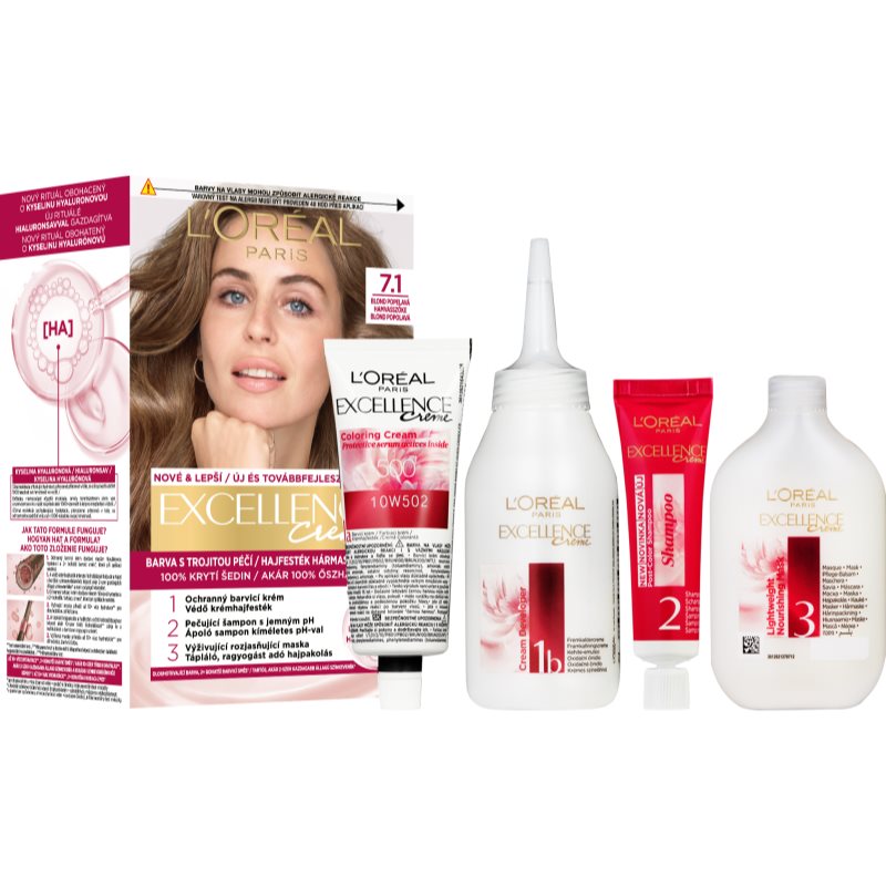 L’Oréal Paris Excellence Creme culoare par culoare 7.1 1 buc