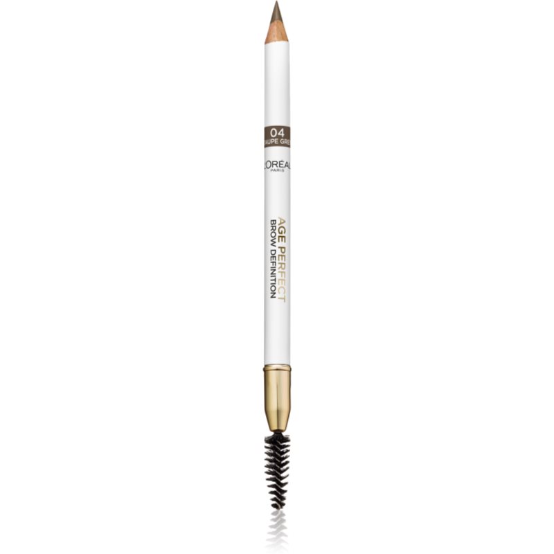 L’Oréal Paris Age Perfect Brow Definition creion pentru sprancene culoare 04 Taupe Grey 1 g