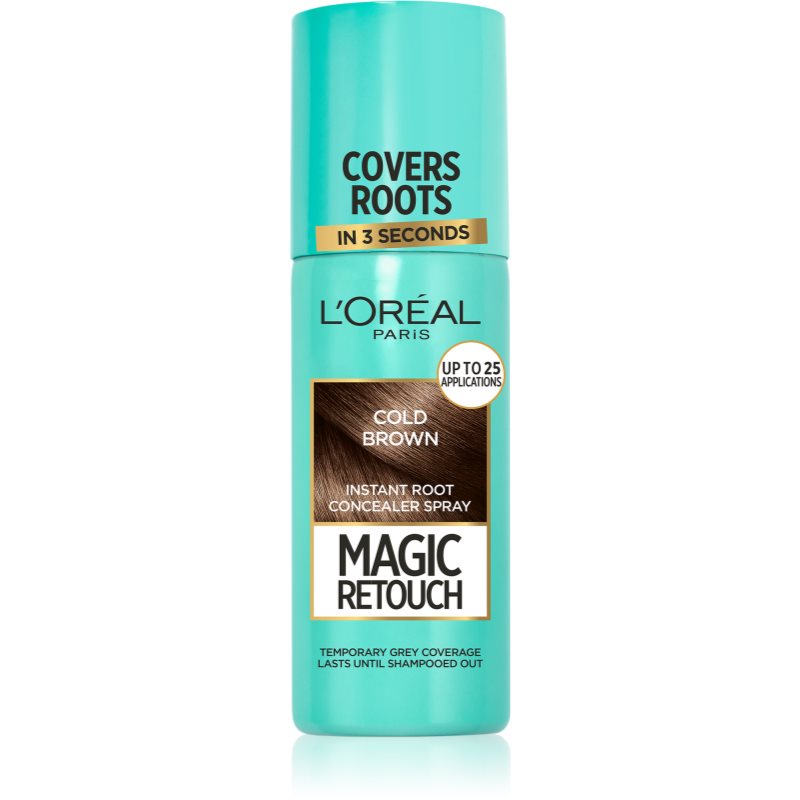 L’Oréal Paris Magic Retouch spray instant pentru camuflarea rădăcinilor crescute culoare Cold Brown 75 ml