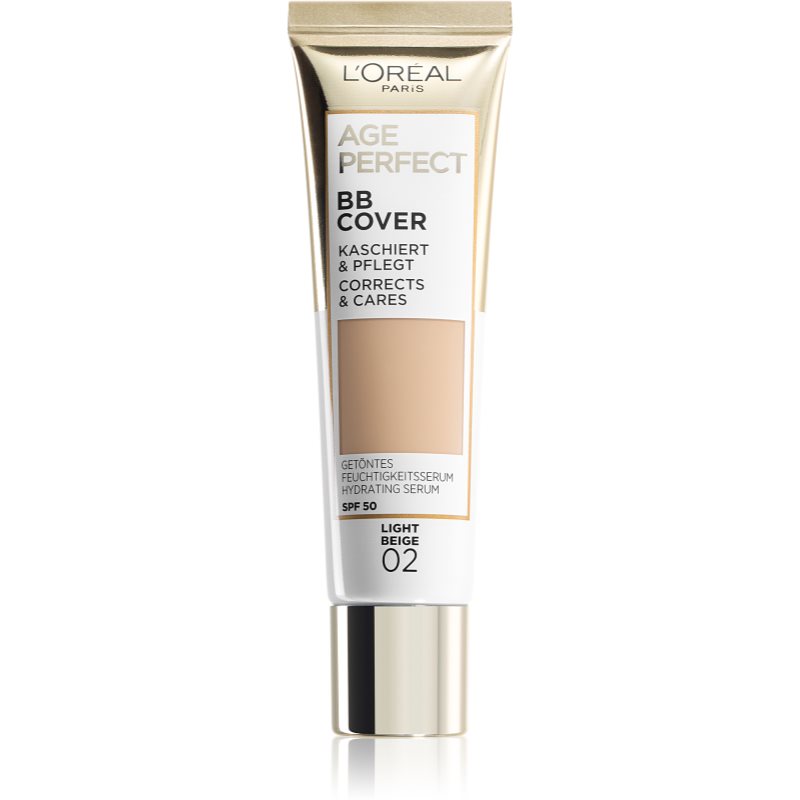 L’Oréal Paris Age Perfect BB Cover crema BB culoare 02 Light Beige 30 ml