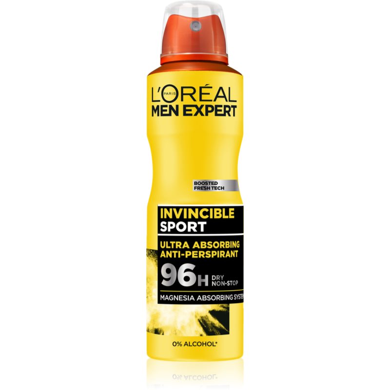 L’Oréal Paris Men Expert Invincible Sport spray anti-perspirant pentru barbati 150 ml