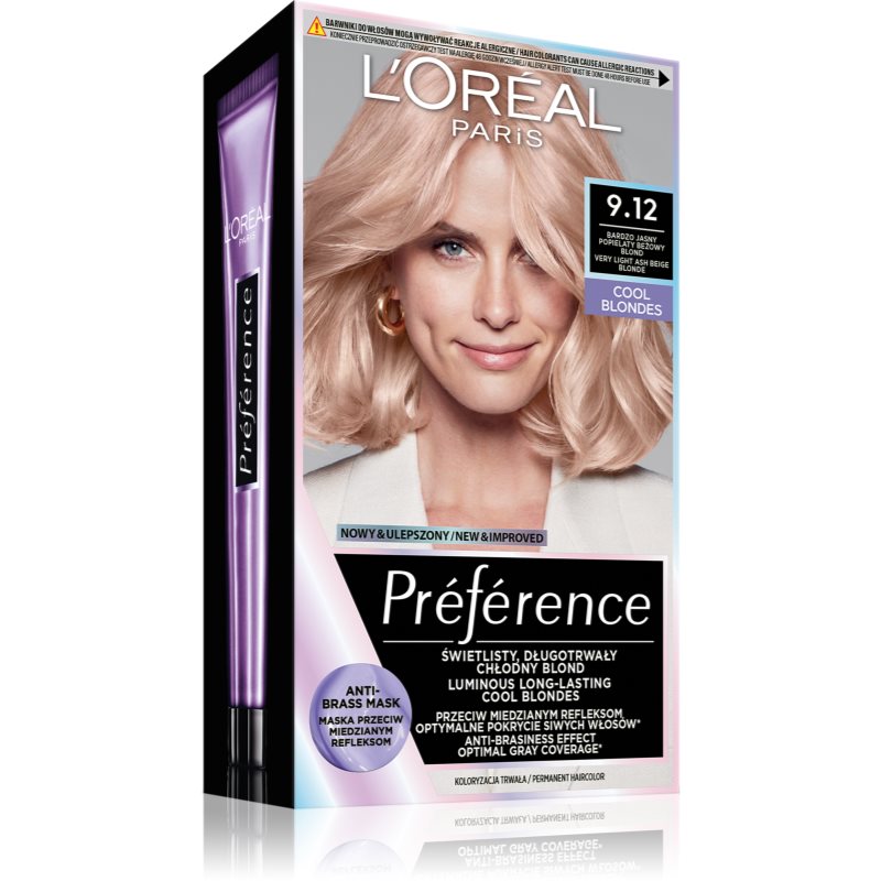 L’Oréal Paris Préférence culoare par culoare 9.12 Siberia 1 buc L’Oréal Paris Préférence culoare par culoare 9.12 Siberia 1 buc