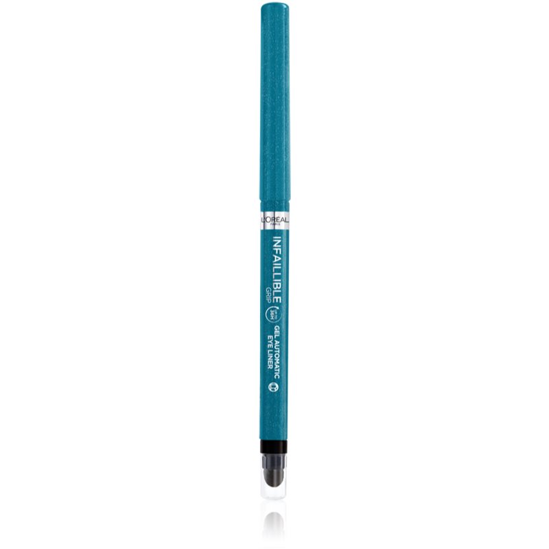 L’Oréal Paris Infaillible Grip 36h Gel Automatic Liner gel pentru linia ochilor cu aplicator culoare 07 Turquoise Faux Fur 0,4 g