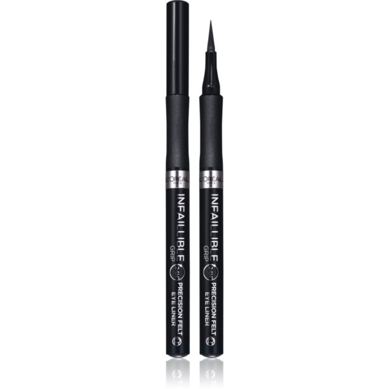 L’Oréal Paris Infaillible Grip 27H Precision Felt tuș de ochi tip cariocă culoare Black 1 ml