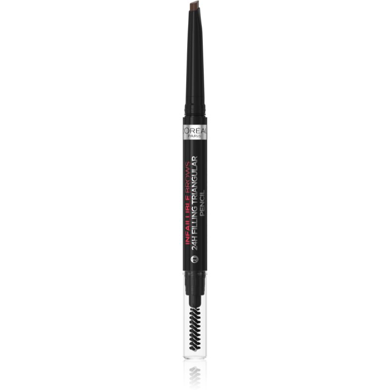 L’Oréal Paris Infaillible 24h Filling Triangular Pencil creion sprâncene precise rezistent la apa culoare 03 Brunette 1 ml