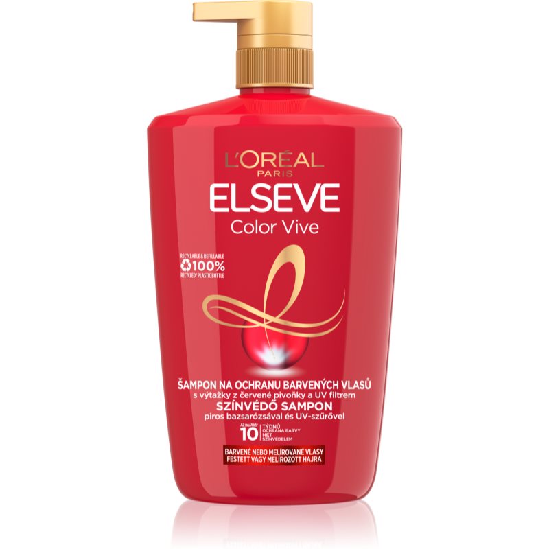 L’Oréal Paris Elseve Color-Vive șampon pentru păr vopsit 1000 ml