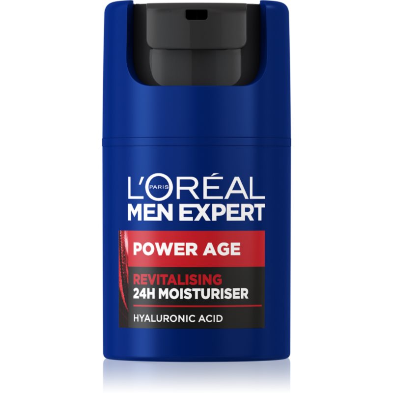 L’Oréal Paris Men Expert Power Age crema revitalizanta cu acid hialuronic pentru bărbați 50 ml