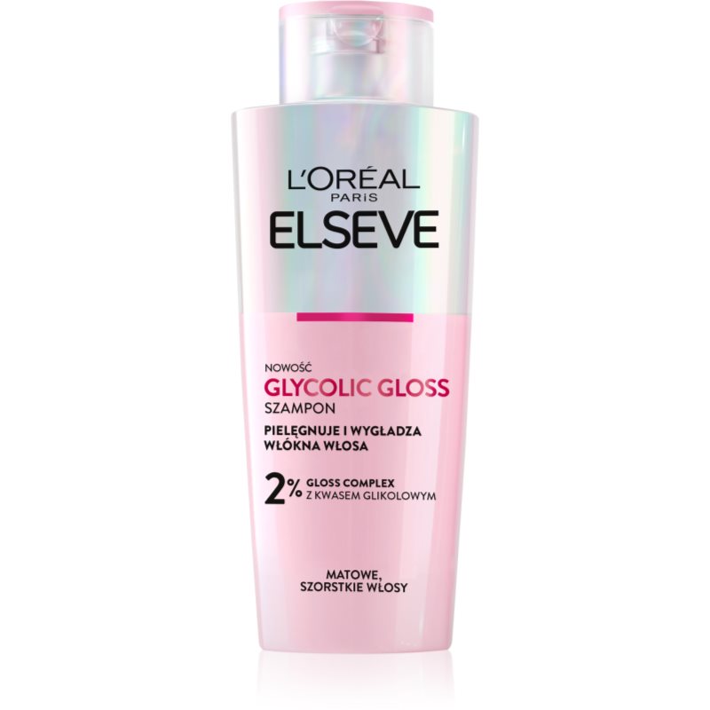 L’Oréal Paris Elseve Glycolic Gloss șampon revitalizant pentru strălucirea părului slab 200 ml