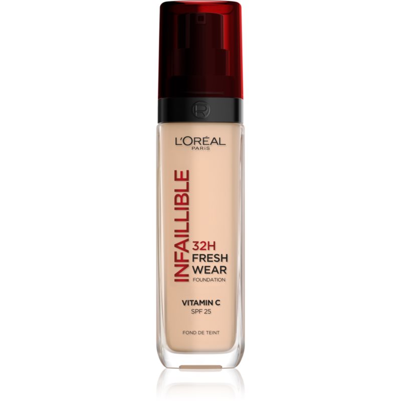 L’Oréal Paris Infaillible 32H Fresh Wear machiaj persistent SPF 25 culoare 132 Warm 30 ml