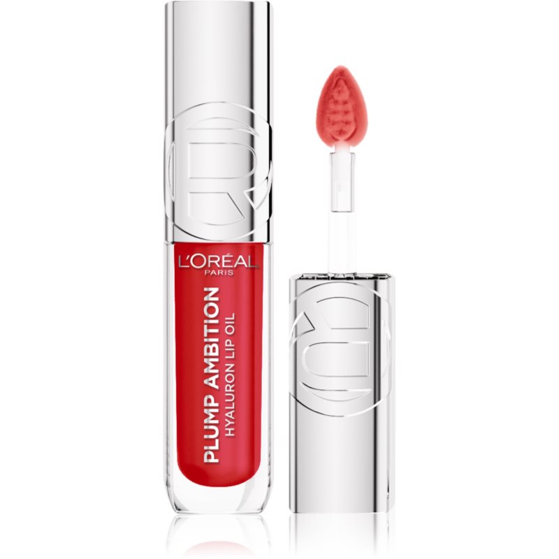 L’Oréal Paris Plump Ambition luciu de buze pentru un volum suplimentar cu acid hialuronic culoare 380 Rouge in Love ml