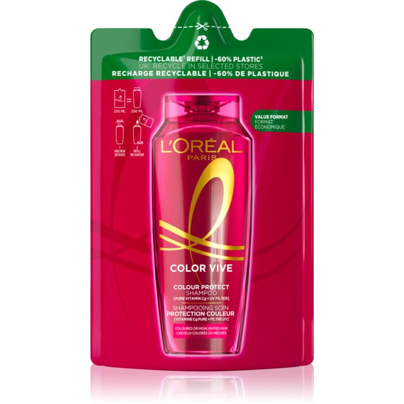 L’Oréal Paris Elseve Color-Vive șampon rezervă 250 ml