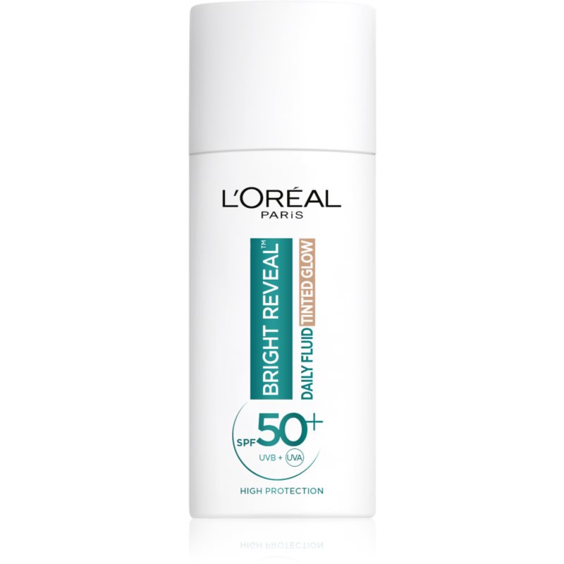 L’Oréal Paris Bright Reveal tonic fluid iluminator impotriva petelor intunecate SPF 50+ 50 ml