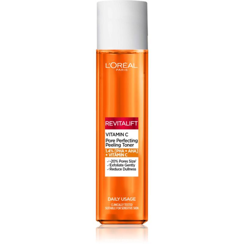 L’Oréal Paris Revitalift Vitamin C solutie tonica cu efect de iluminare pentru diminuarea porilor 180 ml