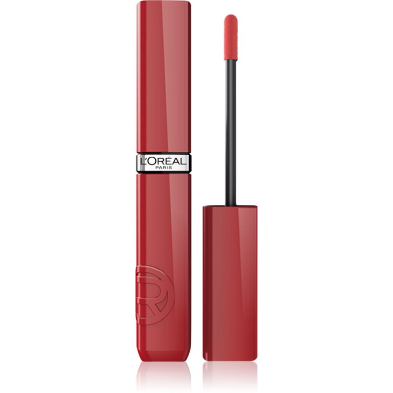 L’Oréal Paris Infaillible Laque Resistance Ruj de buze lichid, de lunga durata ofera hidratare si stralucire culoare 215 Drunk in Rose 4.3 ml