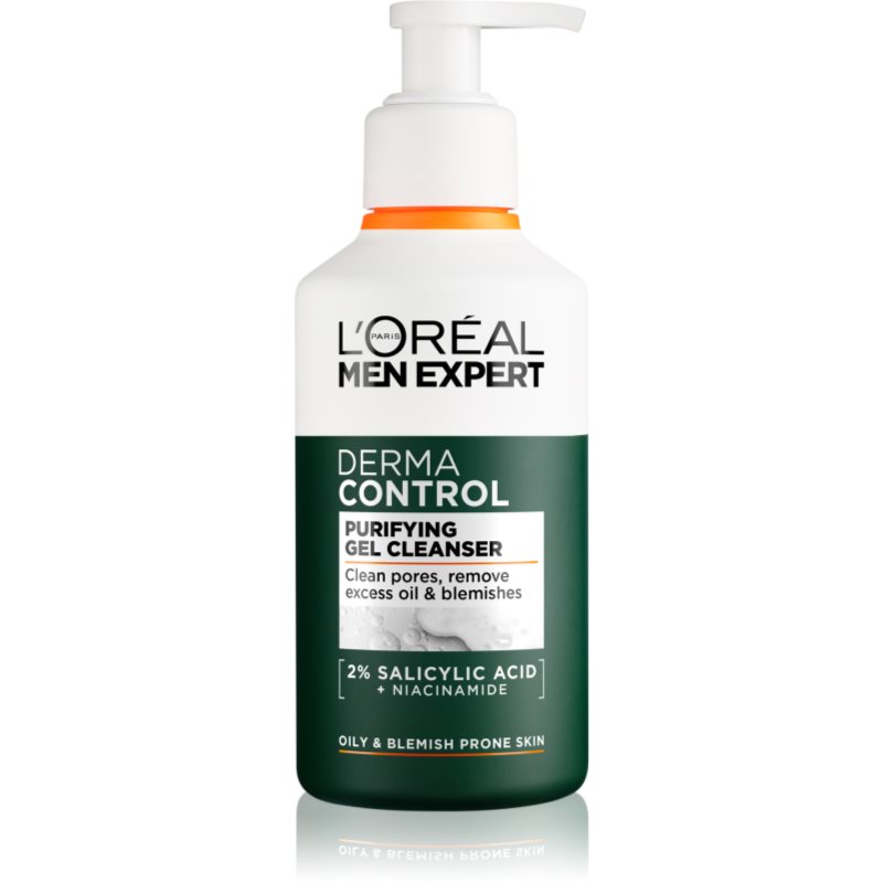 L’Oréal Paris Men Expert Derma Control gel de curățare cu niacinamidă 260 ml