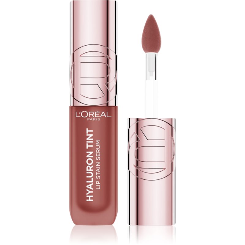 L’Oréal Paris Hyaluron Tint Lip Stain Serum ruj de buze lichid cu efect de hidratare culoare 640 Tea Time 5 ml