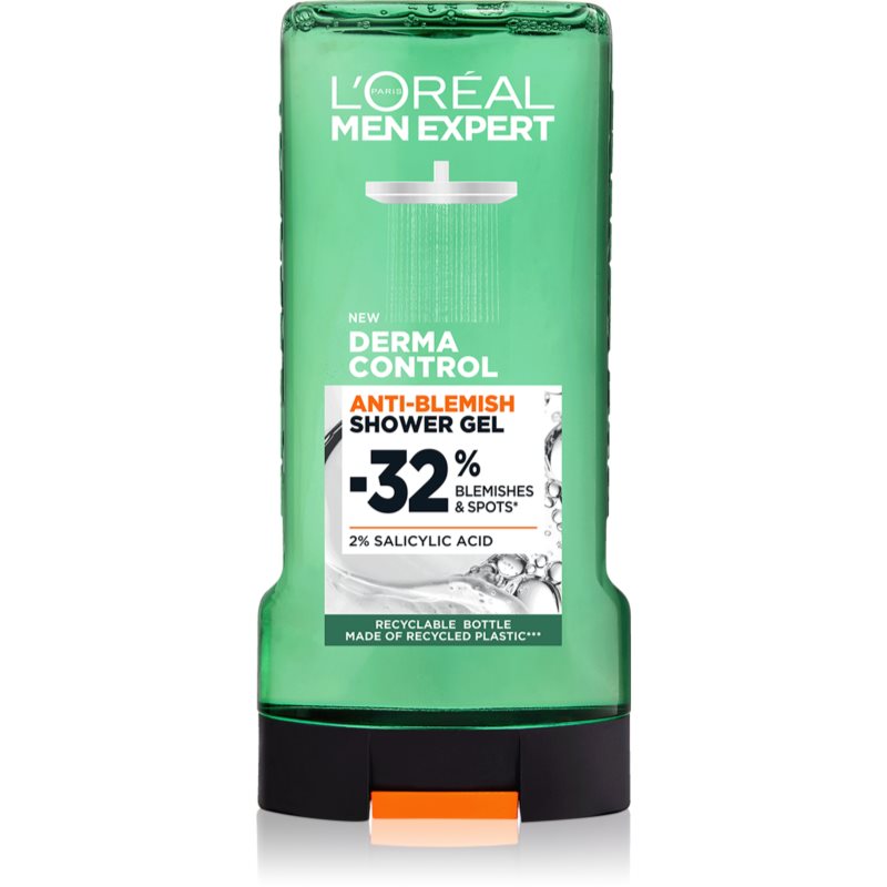 L’Oréal Paris Men Expert Derma Control gel de duș impotriva acneei 300 ml
