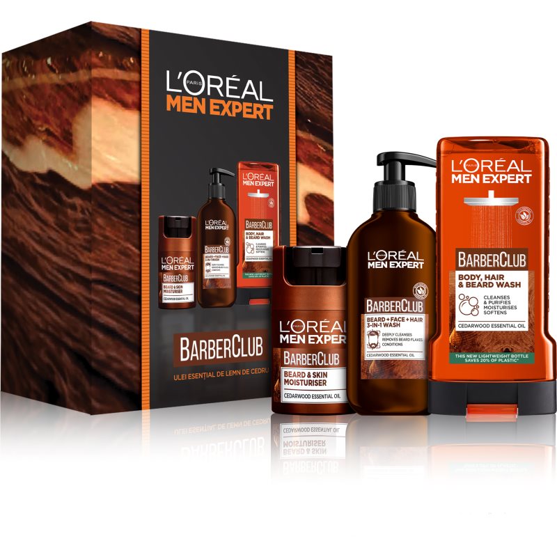 L’Oréal Paris Men Expert Barber Club set cadou pentru barbati