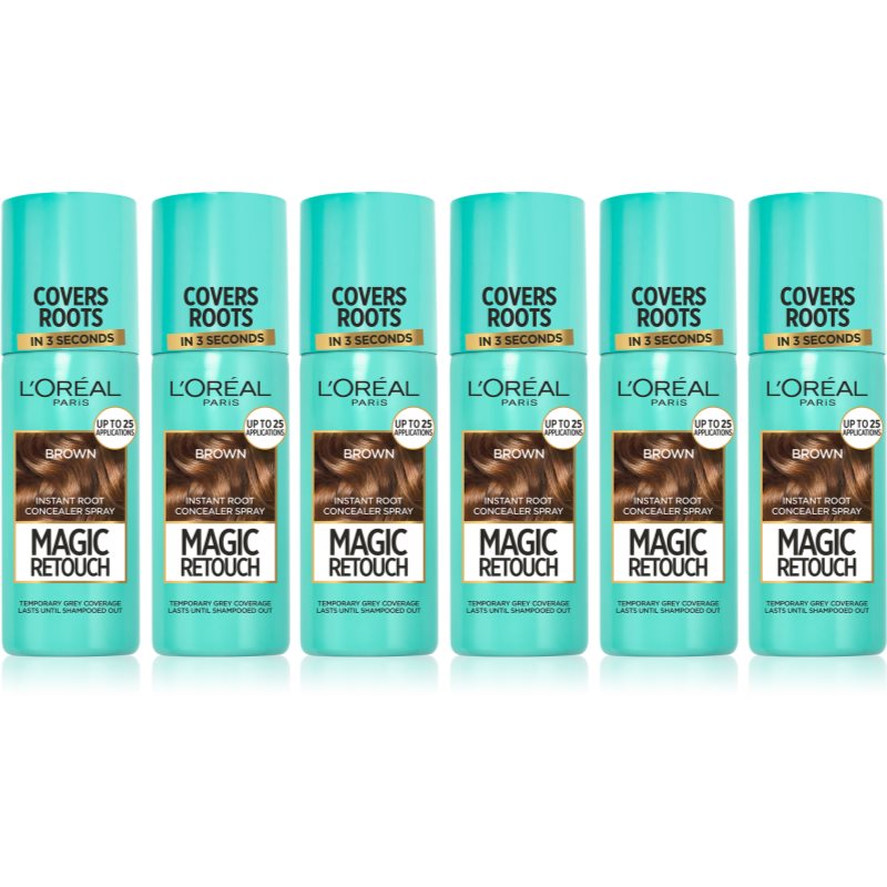 L’Oréal Paris Magic Retouch spray instant pentru camuflarea rădăcinilor crescute culoare Brown