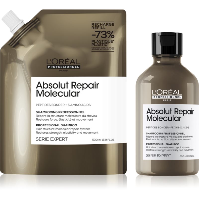 L’Oréal Professionnel Serie Expert Absolut Repair Molecular ambalaj economic pentru par deteriorat L’Oréal Professionnel Serie Expert Absolut Repair Molecular ambalaj economic pentru par deteriorat