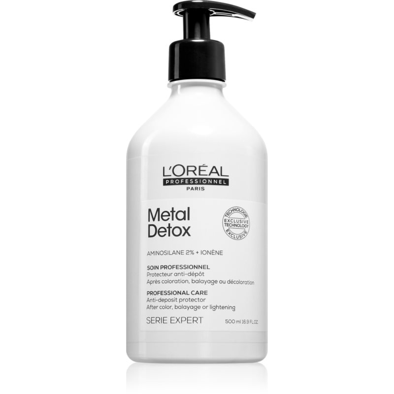 L’Oréal Professionnel Serie Expert Metal Detox Ingrijire protectoare pentru păr vopsit 2 % Aminosilane 500 ml