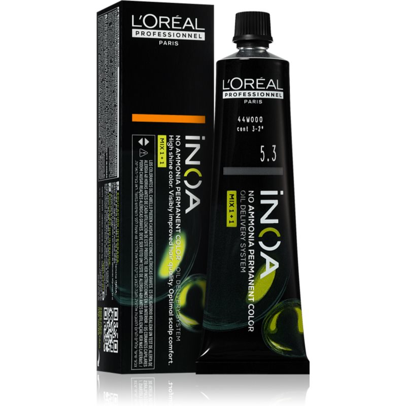 L’Oréal Professionnel Inoa Culoare permanenta pentru par fără amoniac culoare 5.3 60 ml