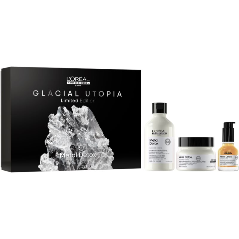 L’Oréal Professionnel Serie Expert Metal Detox set cadou (pentru par deteriorat)