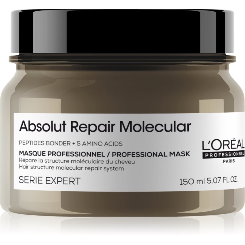 L’Oréal Professionnel Serie Expert Absolut Repair Molecular mască profund fortifiantă pentru păr 150 ml L’Oréal Professionnel Serie Expert Absolut Repair Molecular mască profund fortifiantă pentru păr 150 ml