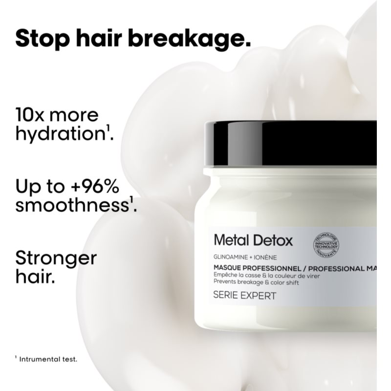 L’Oréal Professionnel Serie Expert Metal Detox mască hrănitoare profundă pentru par vopsit si deteriorat 150 ml