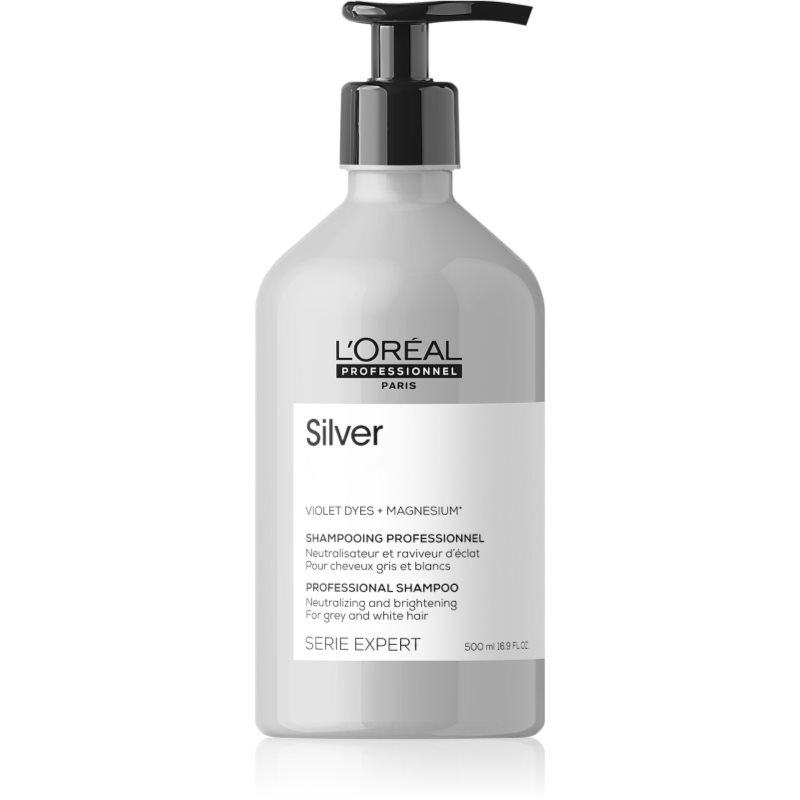 L’Oréal Professionnel Serie Expert Silver Sampon argintiu pentru par grizonat 500 ml