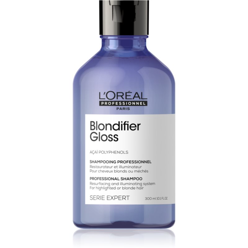 L’Oréal Professionnel Serie Expert Blondifier sampon regenerativ si de infrumusetare pentru păr în nuanțe reci de blond, decolorat sau șuvițat 300 ml