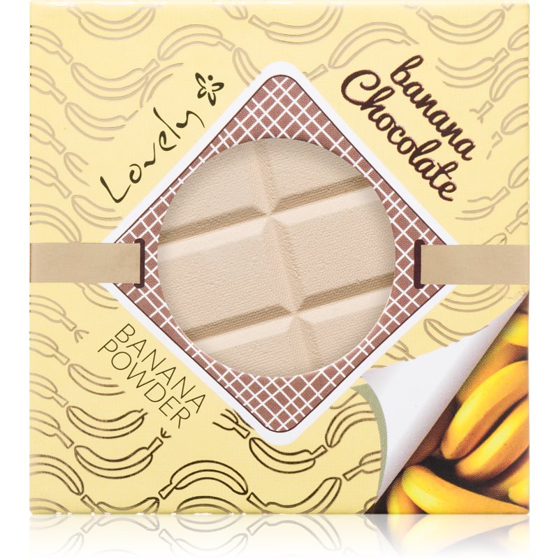 Lovely Banana Chocolate pudra compacta pentru uniformizarea nuantei tenului 9 g