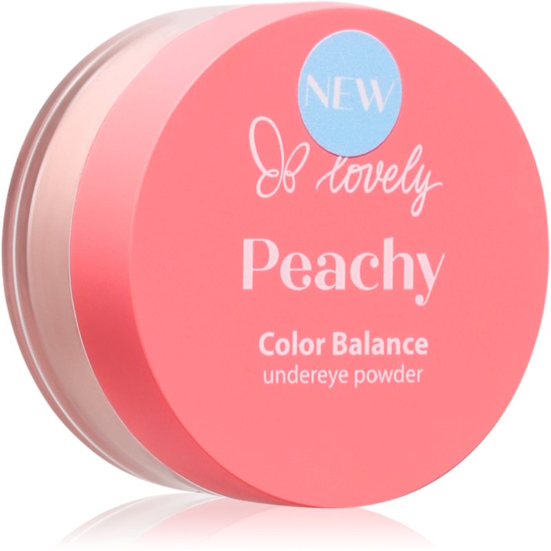 Lovely Peachy Color Balance Undereye Powder pudra culoare Peach 3.5 g