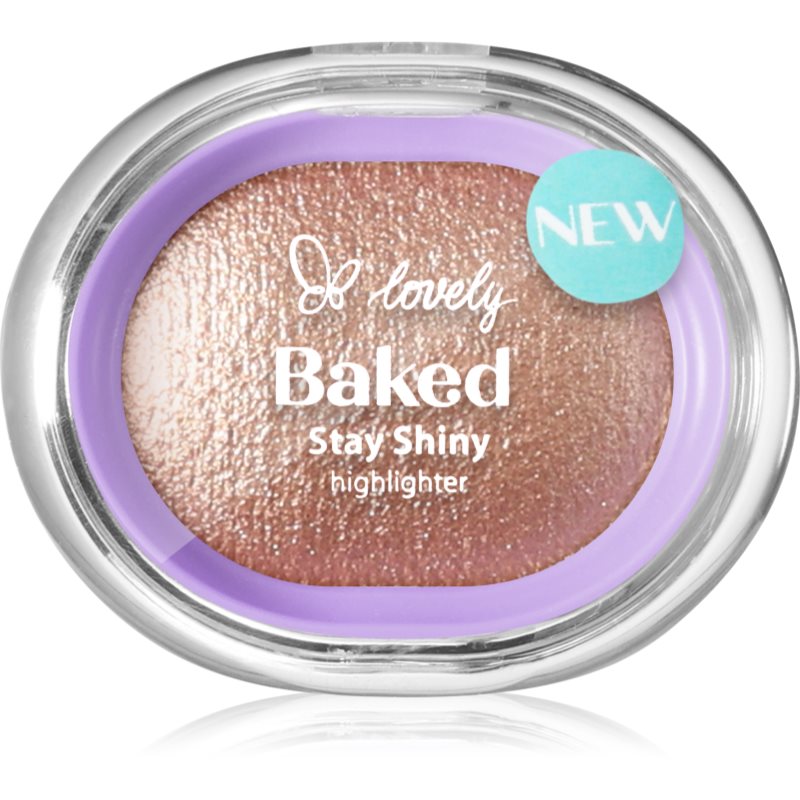 Lovely Baked Stay Shiny Highlighter iluminator compact culoare 03 4 g