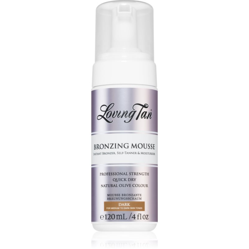 Loving Tan Bronzing Mousse spuma autobronzanta culoare Dark 120 ml