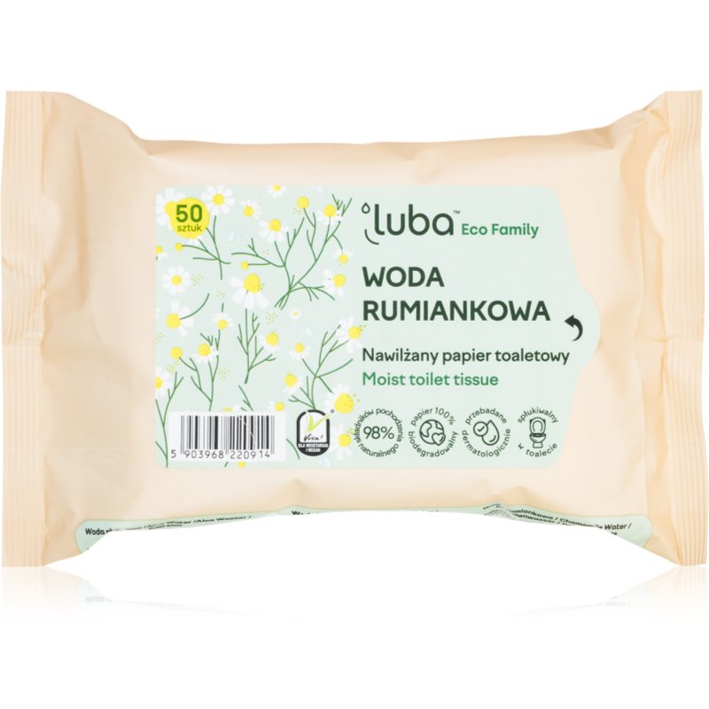 Luba ECO Family hârtie igienică umedă Chamomile 50 buc