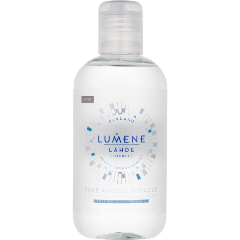 Lumene Nordic Hydra apa pentru curatare cu particule micele pentru toate tipurile de ten, inclusiv piele sensibila 250 ml