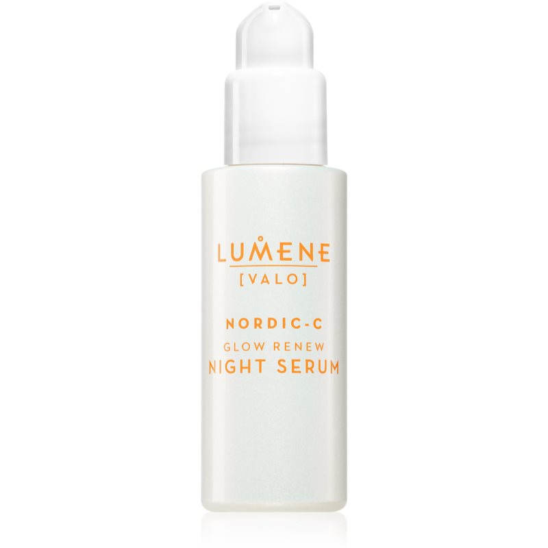 Lumene VALO Nordic-C ser de noapte pentru strălucirea și netezirea pielii 30 ml