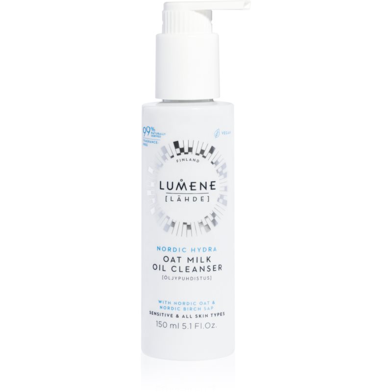 Lumene Nordic Hydra [LÄHDE] Oat Milk ulei de curățare blând pentru piele sensibilă 150 ml