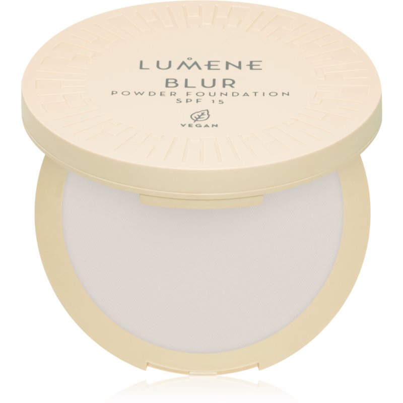 Lumene Blur 2 in 1 pudra si makeup SPF 15 culoare No. 0 10 g