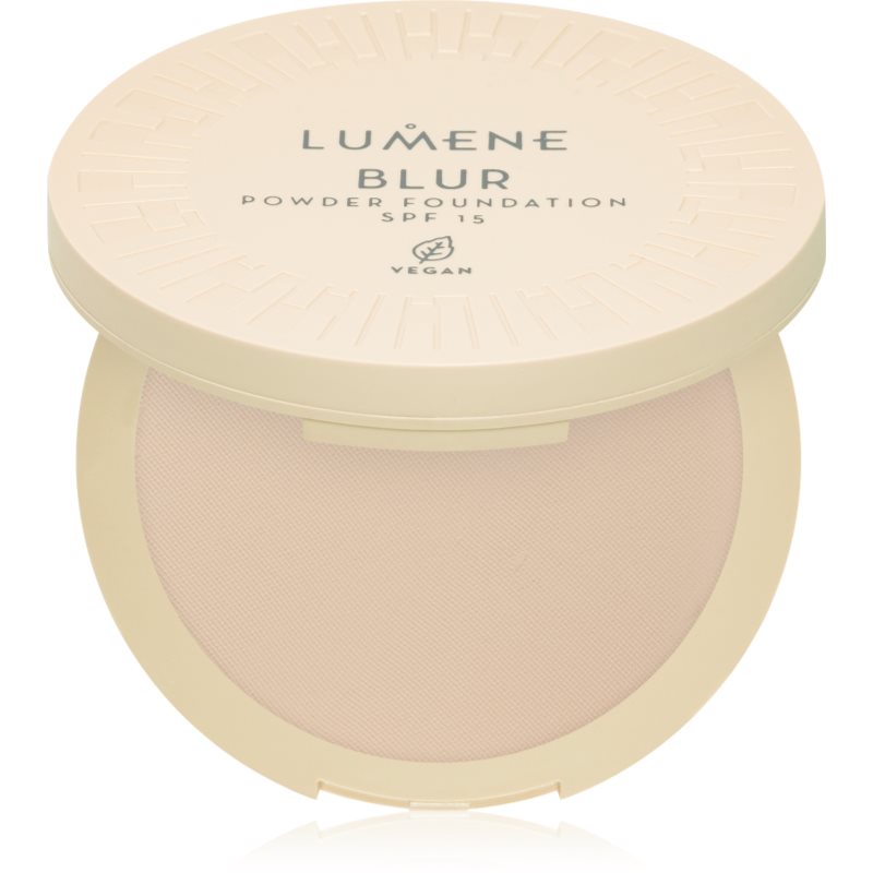 Lumene Blur 2 in 1 pudra si makeup SPF 15 culoare No. 1 10 g