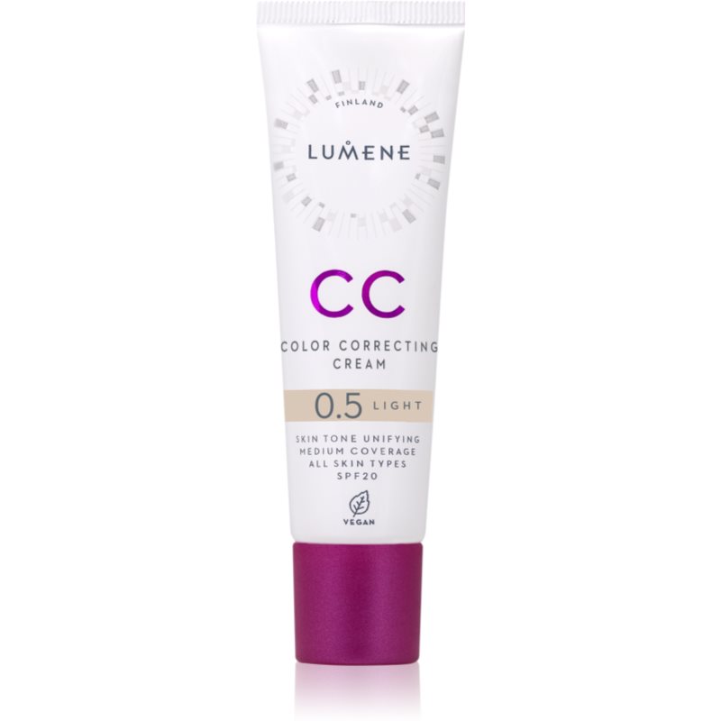 Lumene CC Crema CC pentru un ten uniform SPF 20 culoare 0.5 Light 30 ml