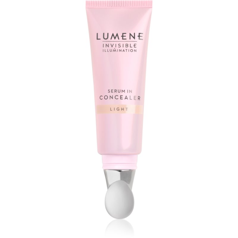 Lumene Invisible Illumination Serum in Concealer anticearcan pentru ochi cu efect de hidratare mai multe nuanțe Light 10 ml