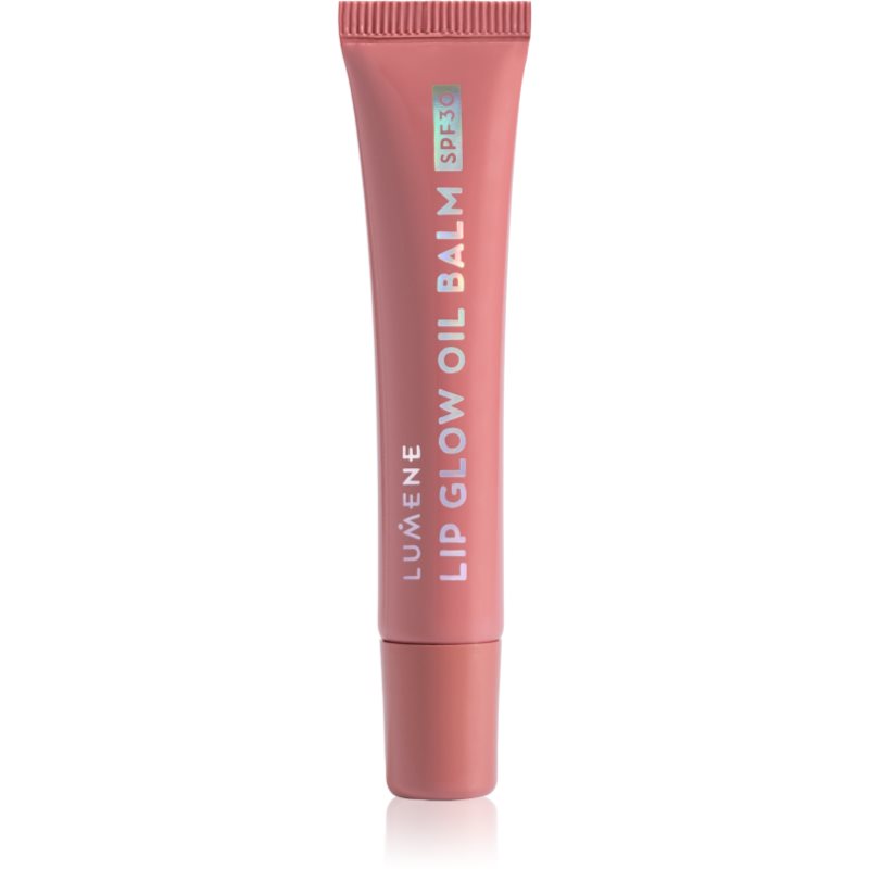 Lumene Lip Glow Oil Balm ulei nuanțator pentru buze SPF 30 culoare 1 Fudge 10 ml