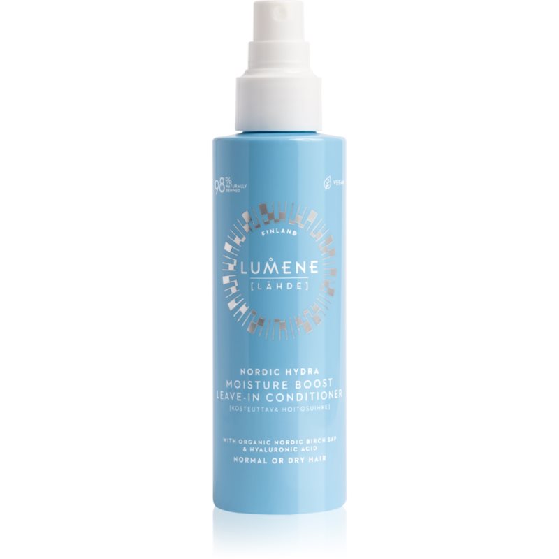 Lumene Nordic Hydra [LÄHDE] Moisture Boost conditioner Spray Leave-in cu efect de hidratare 150 ml