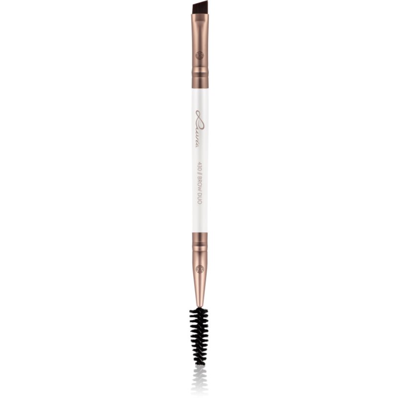 Luvia Cosmetics Elegance Brow Duo perie de sprâncene cu două capete 430 1 buc