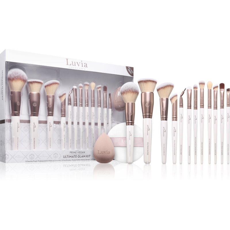 Luvia Cosmetics Ultimate Glam Kit set perii machiaj
