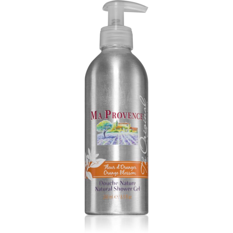 Ma Provence Orange Blossom gel de duș natural pentru piele sensibila 250 ml