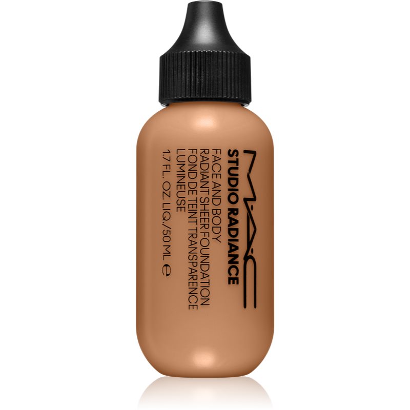 Mac Cosmetics Studio Radiance Face And Body Radiant Sheer Foundation Machiaj Cu Acoperire Usoara Pentru Fata Si Corp Culoare C4 50 Ml