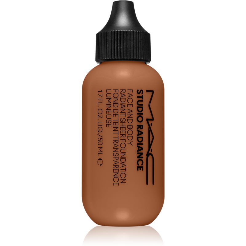 Mac Cosmetics Studio Radiance Face And Body Radiant Sheer Foundation Machiaj Cu Acoperire Usoara Pentru Fata Si Corp Culoare C7 50 Ml